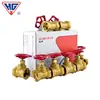 Válvula de Cierre de Cobre Hugong de Shanghái J11W-16T Válvula de Compuerta para Agua Potable Brida Sello Duro Válvula de Cierre Manual de Latón