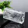 Tijolo de Vidro Ultra-Branco Tijolo de Cristal Parede Divisória Banheiro Transparente Luz Opaco Popular Padrão Sol Quadrado Vazado