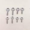 Material de aço inoxidável prego de chifre de ovelha prego de olho de ovelha com boca fechada parafuso de 9 palavras colar pulseira joias acessórios DIY atacado
