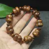 Pulsera con Forma de Calabaza de Madera, Pulsera de Sándalo, Cuentas de Buda de la Fortuna, Joyería de Moda para Hombres y Mujeres, Cuentas de Oración, Regalos al por Mayor