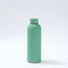 Nueva Botella Deportiva Pequeña de Boca Recubierta de Goma, Taza Térmica, Doble Capa de Vacío de Acero Inoxidable 304, Taza Recta de Boca Pequeña Estilo Americano