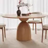 Soporte de pata de mesa redonda patas de mesa de madera maciza mesa de comedor base de mármol travertino pata de mesa cilíndrica irregular cono chino