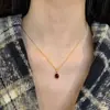 Colar de Contas Lápis Lazúli Natural Ultrafino para Mulheres, Estilo Nicho de Luxo Leve, Gargantilha Corrente para Clavícula Azul Empilhável