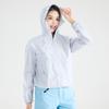 IZEXX marca de moda verano ropa de protección solar de seda de hielo para hombre fresca anti-ultravioleta con capucha ligera transpirable pareja ropa para la piel