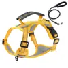 Coleira Arnês Ajustável Estilo Colete para Cães e Gatos Transfronteiriça Refletiva Noturna Corgi Shiba Inu Corda Passeio de Cães Médios e Grandes