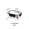 Caja de Almacenamiento para Refrigerador, Caja de Almacenamiento de Alimentos, Lonchera Especial de Plástico, Caja Sellada para Almacenamiento de Frutas, Caja Apta para Microondas