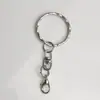 Chaveiro fecho lagosta com corrente, acessórios DIY, fecho para pendurar boneca de contas, corrente para pendurar