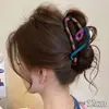 Pinza para el pelo de lazo estilo coreano para cabello voluminoso, pinza para el pelo con forma de corazón para la parte trasera de la cabeza, nuevo pinza de tiburón grande 2026 accesorio para el cabello