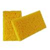 Atacado de fábrica buraco aleatório caçarola algodão de alga marinha 12*9 * 3cm cerâmica polimento limpeza esponja de malha de favo de mel bloco