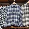 Colección nueva de otoño/invierno para hombre estilo japonés: camisa casual y a la moda a cuadros con doble bolsillo / camisa de manga larga 486615