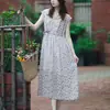 Vestido de Verano 2026 de Alta Gama, Nuevo, Cuello en V, Manga Media, Lunares, Suave y Elegante, Ajustado a la Cintura, Vestido Adelgazante