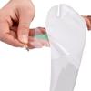 Chanclas con clip para pies, autoadhesivas, con clip, plantilla para sandalia, soporte para el arco del pie, suela suave, antideslizante, con amortiguación de impactos.