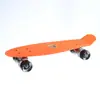 Cross Mini Cruiser Skateboard de 22 polegadas Novo Quatro Rodas Rodas que Piscam Plástico Formato de Peixe Skateboard Patinete Atacado