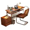 Escritorio de computadora de madera maciza, escritorio de dormitorio estilo vintage, escritorio pequeño para uso doméstico, escritorio de oficina, escritorio de estudio, escritorio de escritura, escritorio estilo Bauhaus