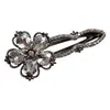 Han Shinohara Pinza BB Flor de Cristal de Alta Calidad Combinación Perfecta Flequillo Lateral de Niña Cabello Suelto Pinza Rompe Accesorios para el Cabello Pasador