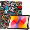 Para Huawei MatePad SE 11 Tablet PC Suporte Giratório Pintado Capa Protetora Dobrável Multi-ângulo