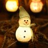 Luzes de boneco de neve movidas a energia solar de venda quente transfronteiriça Luzes de decoração de jardim de Natal Luzes de gramado à prova d'água ao ar livre