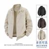 Chaqueta de Trabajo Japonesa para Primavera y Otoño 2025 para Hombre, Holgada Casual de Alta Gama B5001-P65, Chaqueta con Cuello Mao