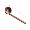 Cuchara para ramen estilo japonés Daxin de gran venta transfronteriza, cuchara sopera con caparazón de tortuga, colador de madera, cuchara para ramen, cuchara para olla caliente, se puede grabar