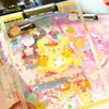 Portapapeles Transparente de Acrílico Sanrio Carpeta Patrón de Dibujos Animados Anime Estudiante A4 Portapapeles Mayoreo