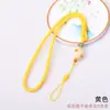 Asa de Garra de Oso de Extremo Cerrado Cuerda DIY Tapa de Tetera de Calabaza Llavero Nudo Plano Decorativo Cuerda Anti-Pérdida Correa Corta para Muñeca