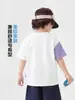 Camiseta de Manga Corta de Algodón Puro para Niños Europeos 2026 Nueva Ropa Infantil Verano Delgado Ropa de Verano Top de Media Manga para Niños y Bebés
