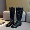 6337-2 Botas Altas de Caballero para Mujer, Colección Otoño/Invierno 2026 Nuevo, Botas Largas Melard, Botas Altas de Pierna Gruesa, Botas para Mujer de Tallas Grandes