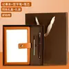 Set de Regalo de Cuaderno de Gama Alta, Regalo de Gama Alta con Taza Térmica, Memoria USB, Bolígrafo, Libreta de Negocios, Logo Personalizado