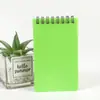 Caderno de Bolso Portátil à Prova d'Água Colorido Ppa7 Espiral para Uso Externo Mini Bloco de Notas Flip