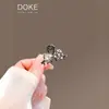 Corea del Sur Pinza de Agarre con Taladro de Destello de Lazo Refinado tamaño pequeño Pinza de Tiburón para Mitad del Cabello Pinza para Flequillo Titular Pinza Superior Popular Pinza para Agarrar el Cabello