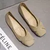 Sapatilhas Femininas Primavera 2026 Sapatos Femininos Estilo Fada Sola Macia Gentil Sapatos Baixos Corte Baixo Versáteis Mocassins Tamanho Grande