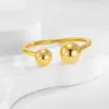 2025 Corea del Sur Nueva Moda Simple Pulsera Esférica Brillante para Mujer Todo Combina Pulsera Metálica de Alta Gama Amazon