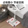 Mesa lateral ajustable de doble tablero, escritorio perezoso para portátil, estación de trabajo, mesa plegable móvil para mesita de noche
