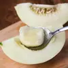 Jade Blanco Semillas de Melón Blanco Azucarado Huerto de Campo Verdura Dulce Crujiente Carne Tierna Semillas de Melón Gruesas Fruta Semillas de Melón