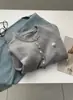 Cárdigan de punto largo con botones y cuello redondo para mujer, estilo coreano, con bordado de pequeños champiñones, versátil y rejuvenecedor, top tipo chaqueta suéter 2026