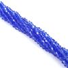 Cuentas de cristal de diamante facetado de 4 mm, cuentas de vidrio, cuentas hechas a mano DIY, material de cuentas sueltas, accesorios para el cabello, accesorios