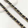 En Stock Encaje de Cuerda Trenzada Estilo Chanel Cadena Metálica Bolso para Ropa Correa de Hombro Encaje Accesorios para Ropa DIY Venta al por Mayor