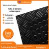 Almofada de borracha antiderrapante folha de salgueiro preta placa de borracha antiderrapante industrial fivela redonda placa de borracha listrada material enrolado de borracha antiderrapante