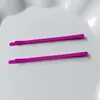 Grampo de Cabelo Ondulado Curvo Color-Preserving em Ouro 14K Real com Anéis Duplos Pendurados Acessórios de Cabelo DIY