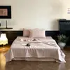 Juego de Cuatro Piezas de Colcha de Verano de Algodón de Lujo de 60 Piezas, Colcha de Verano 100% Algodón Puro, Lavable a Máquina, Colcha Delgada de Doble Aire Acondicionado para Verano