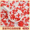 Decoração de Bolo de Natal 2025 Árvore de Natal Bengala Floco de Neve Forma Contas de Açúcar Agulha de Açúcar Doce Decoração de Confeitaria Plug-in