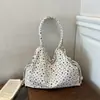 Moda Outono 2026 Elegante Nicho Estampa de Bolinhas Estrela Versátil Simples Chique Grande Capacidade Bolsa de Ombro/Mão