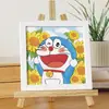 Presente Artesanal Pintura com Diamantes Brilhantes Brinquedo Educativo com Adesivos de Diamante e Porta-Retrato Peça de Exibição Criativa DIY
