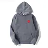Sudadera con Capucha Creativa de Corazón Marca de Moda Más Vendida Sudadera Pulóver para Pareja Talla Grande Versátil Chaqueta de Primavera y Otoño Transfronteriza Hombres y Mujeres