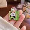Insignia de Panda Flor Linda de Dibujos Animados Regalo Pequeño Cultural y Creativo Pin de Girasol Metálico para Hombres y Mujeres Accesorios para Mochila