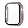 Adecuado para Apple Watch 12, carcasa de reloj, carcasa integrada y cubierta protectora de película para Apple Watch S12, carcasa mate de PC
