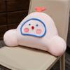 Nueva Almohada de Bollo Linda y Suave Cojín Sedentario para Oficina Cojín Lumbar para Silla Cojín Lumbar para Coche para Niñas