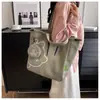 Bolsa de Tote Lisa de Algodón Puro Personalizable con Gráficos y Texto Impresos, Bolsa de Compras Ecológica Engrosada, Regalo Corporativo, Promoción Escolar