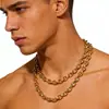 Corrente Simples de Alumínio com Largura de Aproximadamente 9mm em Dourado e Prata, Corrente de Alumínio Dupla Trançada Encaixada Acessórios de Corrente Artesanal para Joias DIY Venda por Atacado
