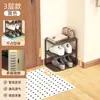 Zapatero estrecho para interior para entrada, multicapa para uso en el hogar, ahorrador de espacio y estante de almacenamiento de zapatos atractivo